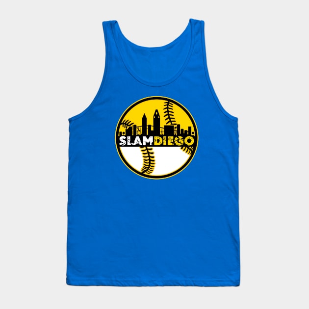 Slam Diego Baseball City Sunset 2 Tank Top by EnolaReven